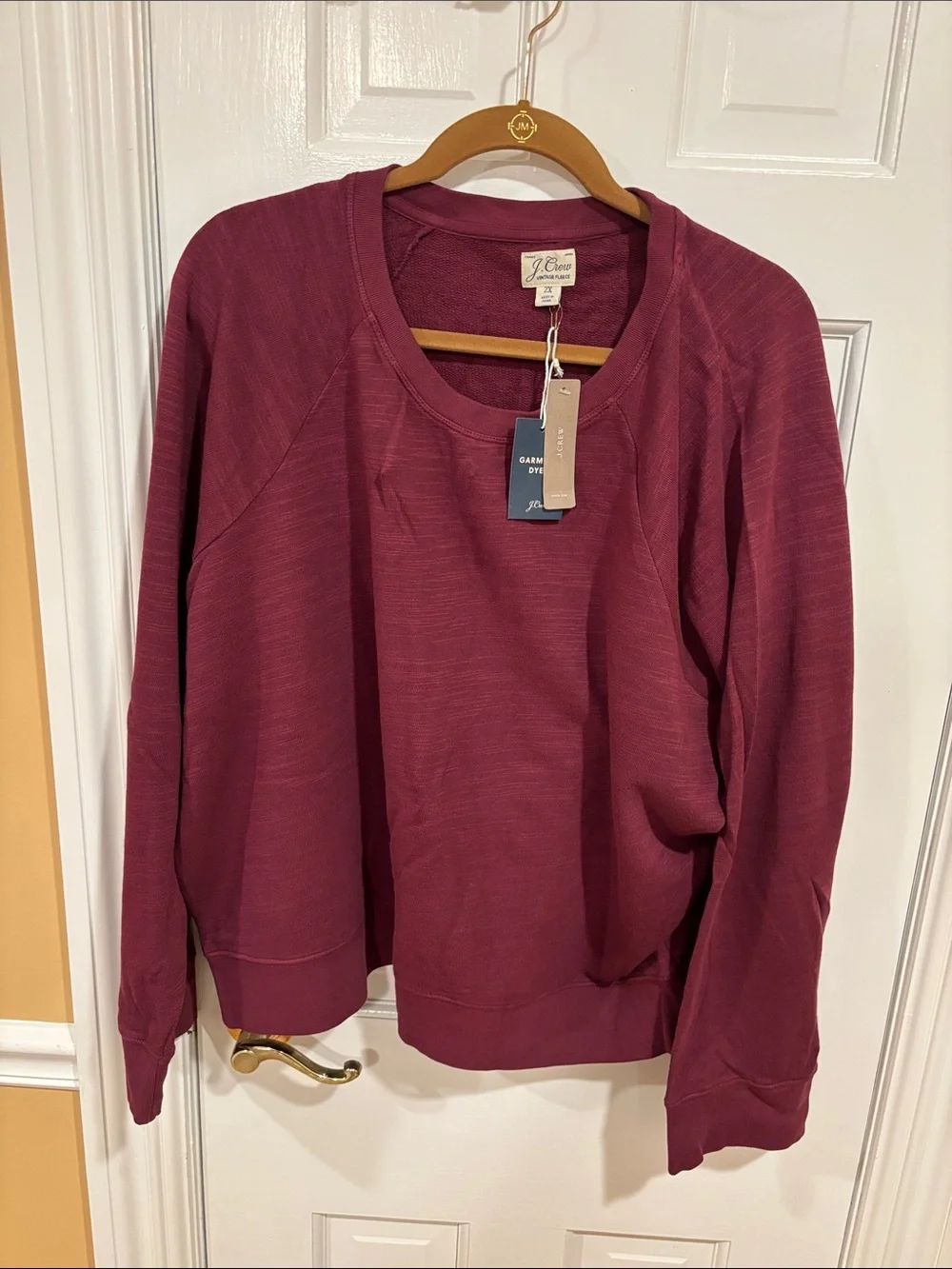 J. Crew Women's Plum Crewneck Sweatshirt